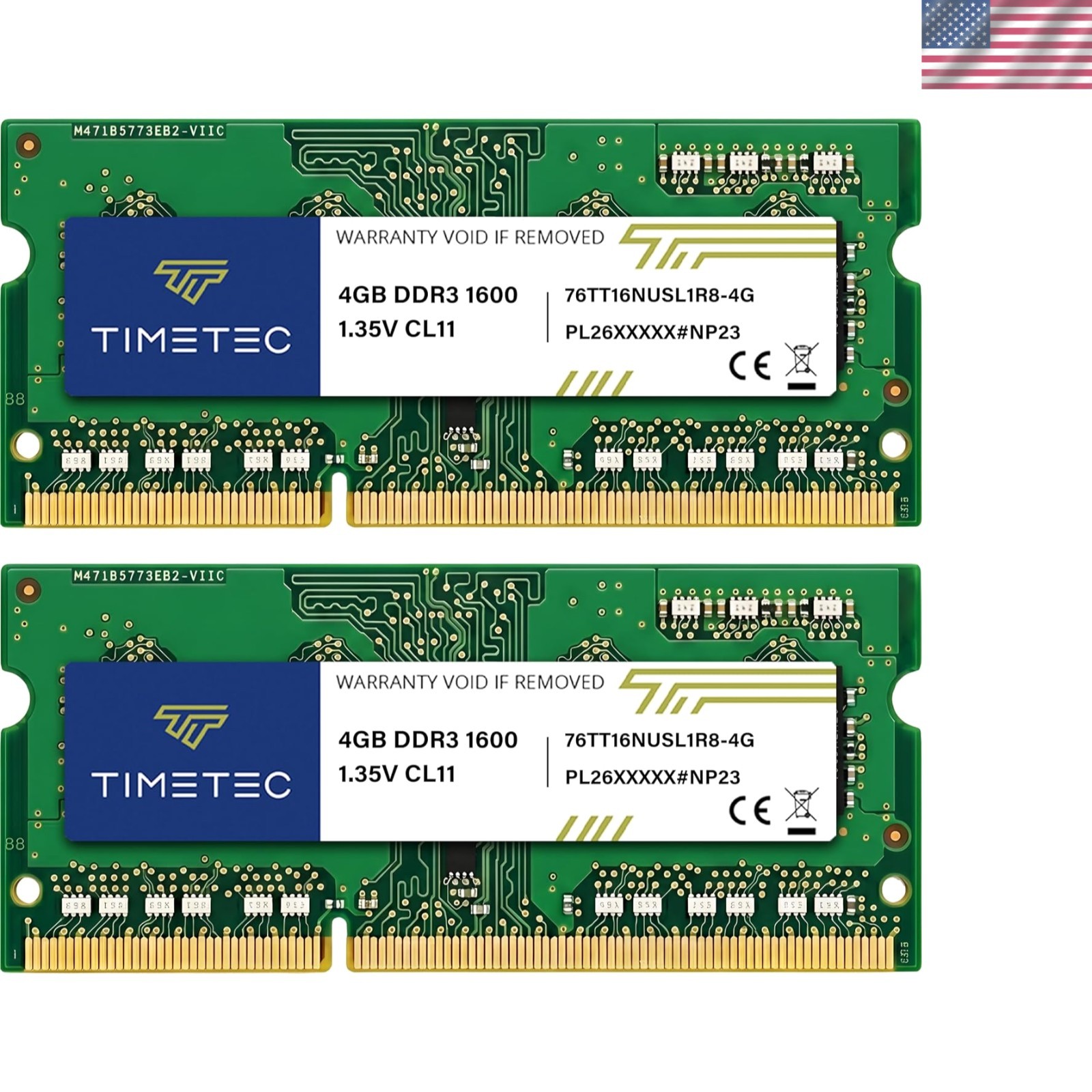 High-Performance 8GB (2x4GB) SODIMM RAM - 1600MHz Dual Voltage for Laptops
