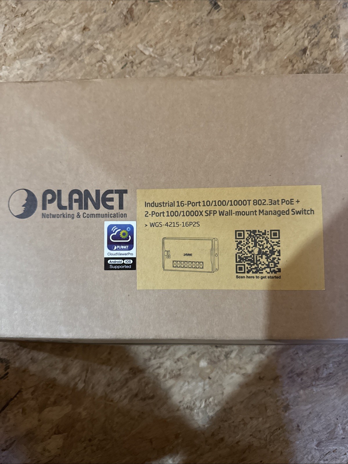 planet networking & communication industrial 16-port 10/100/1000t 802.3at PoE +2