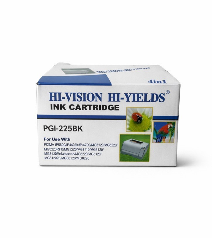 HI-VISION HI-YIELDS - PGI-225BK- Ink cartridge - Black - (2 Cartridges Missing)
