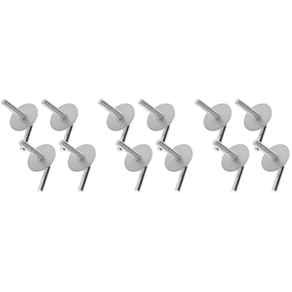 12Pcs Silver Fan Stand Bolt Set Durable Iron Fan Mounting Fasteners Kit