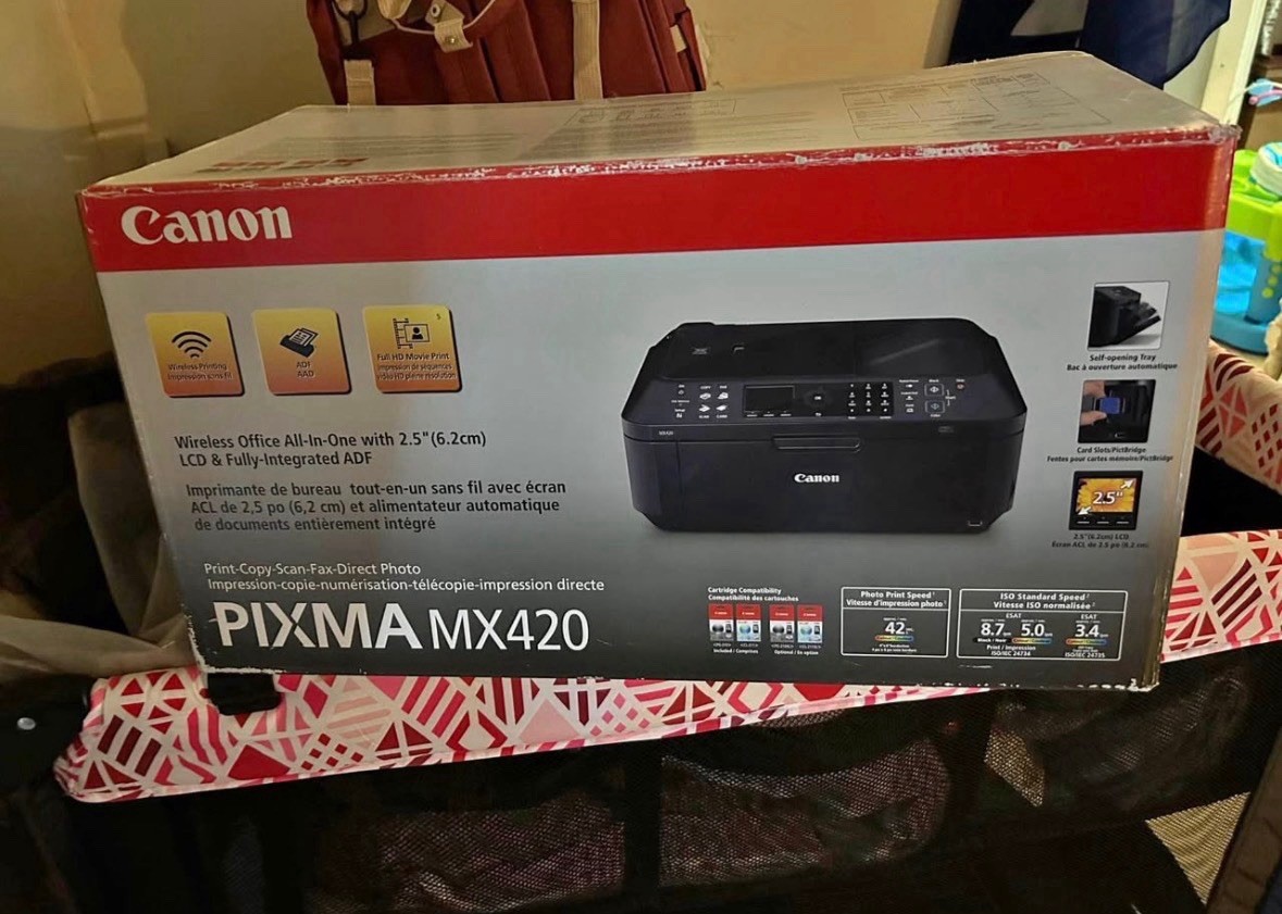 Canon PIXMA MX420 All-In-One Inkjet Printer Lightly Used Fully Tested