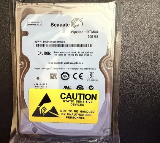 Seagate Pipeline HD 500GB New 2.5" SATA