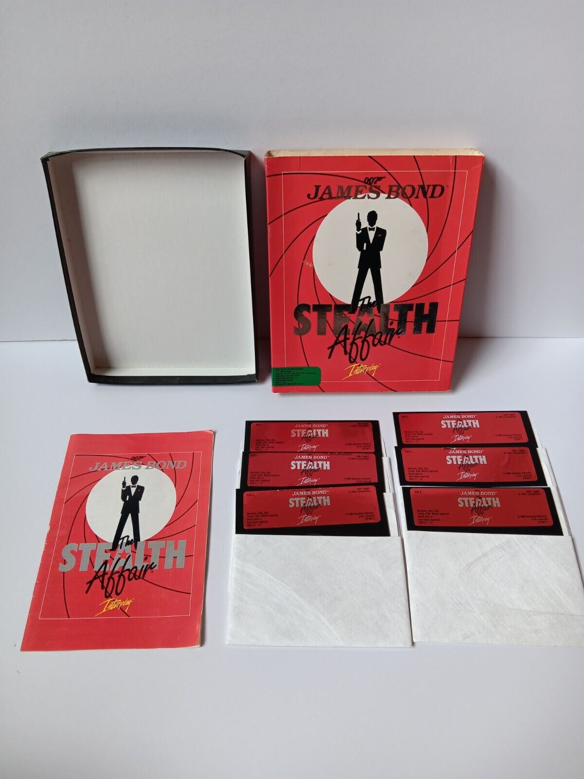IBM/Tandy James Bond The Stealth Affair Computer Game Software UNTESTED