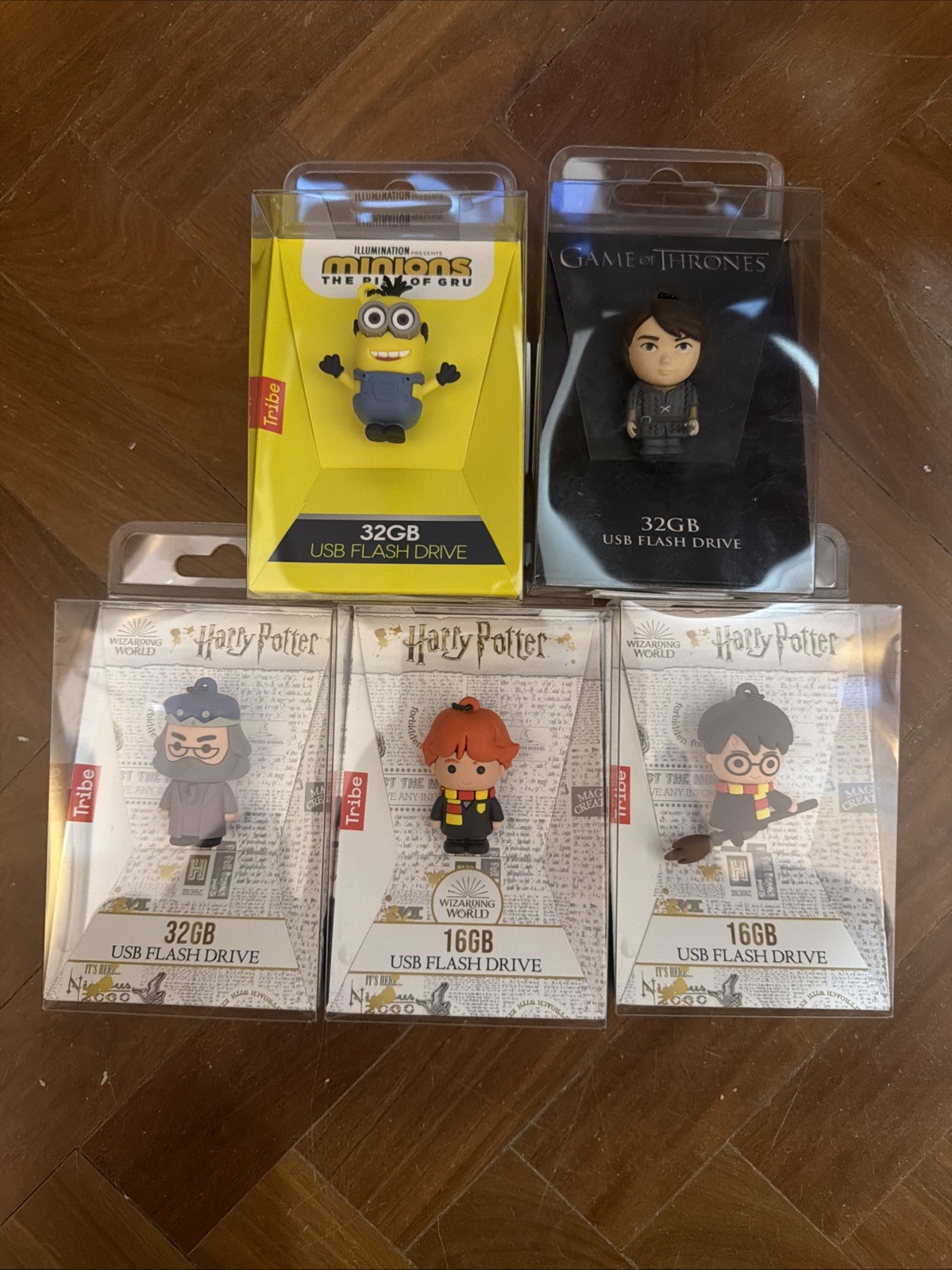 Tribe - 16GB USB Flash Drive - 32GB Harry Potter - Minions - Game Of Thrones.