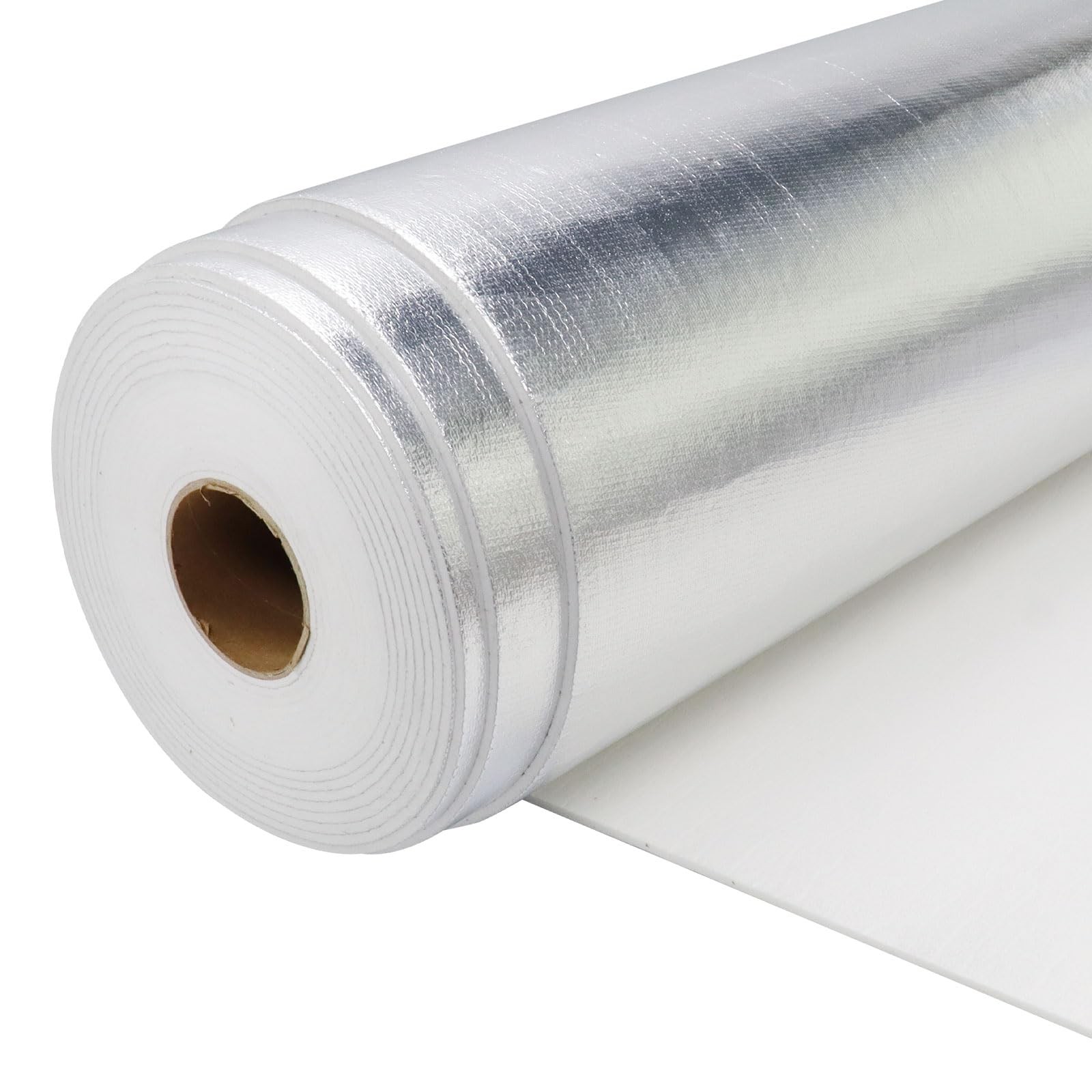 190 mil Heat Shield Aluminum Foil Mat High Temperature 2300℉ Ceramic Fiber Ba...