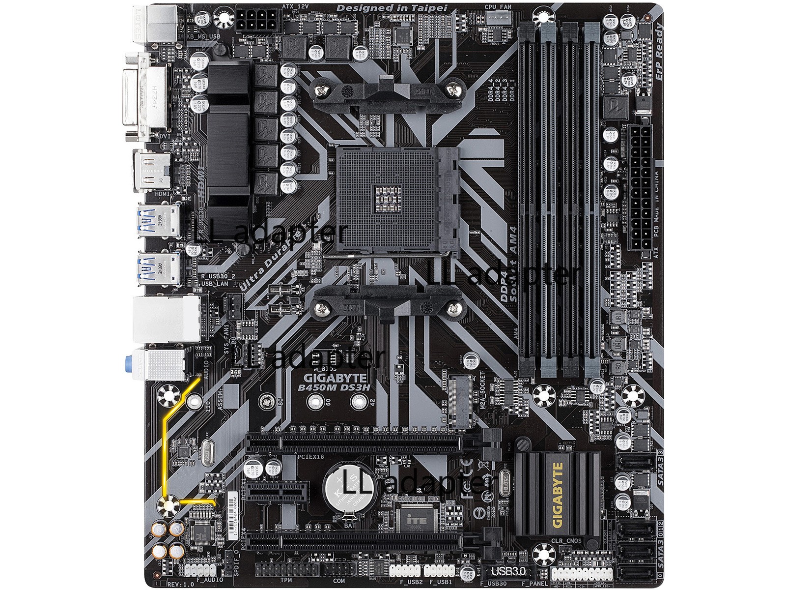 GIGABYTE B450M DS3H AM4 Micro ATX AMD Motherboard