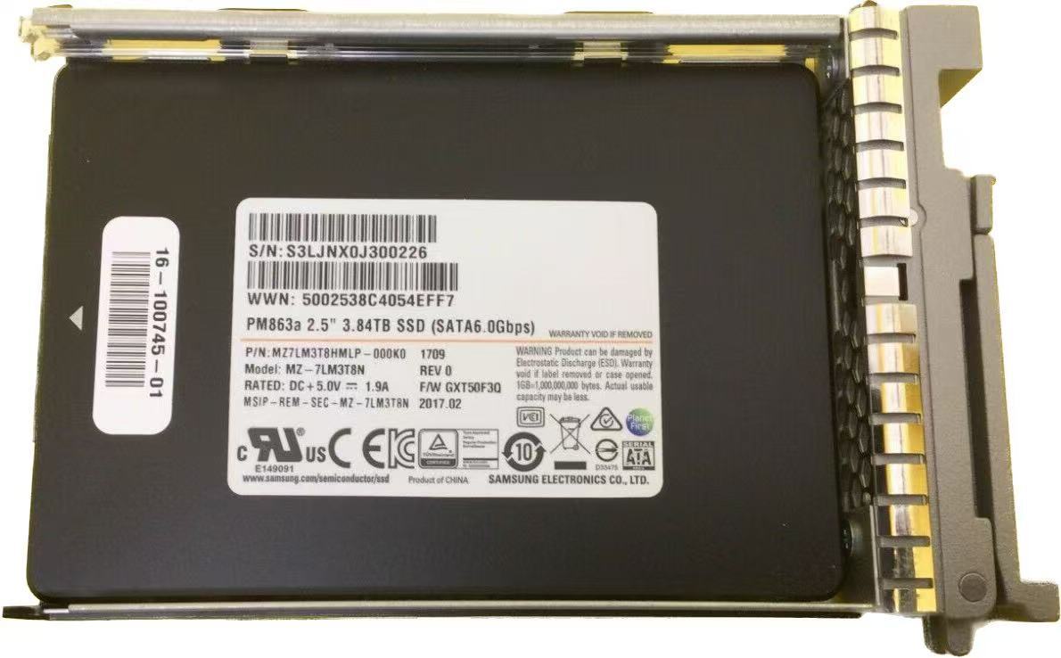 UCS-SD38TBKS4-EV Cisco MZ-7LM3T8N 3.84TB SATA 6Gb/s 2.5'' Enterprise SSD