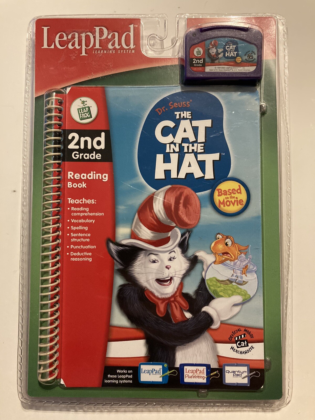 Leap Frog Dr Seuss The Cat in the Hat 2nd Grade Reading Book - Sealed
