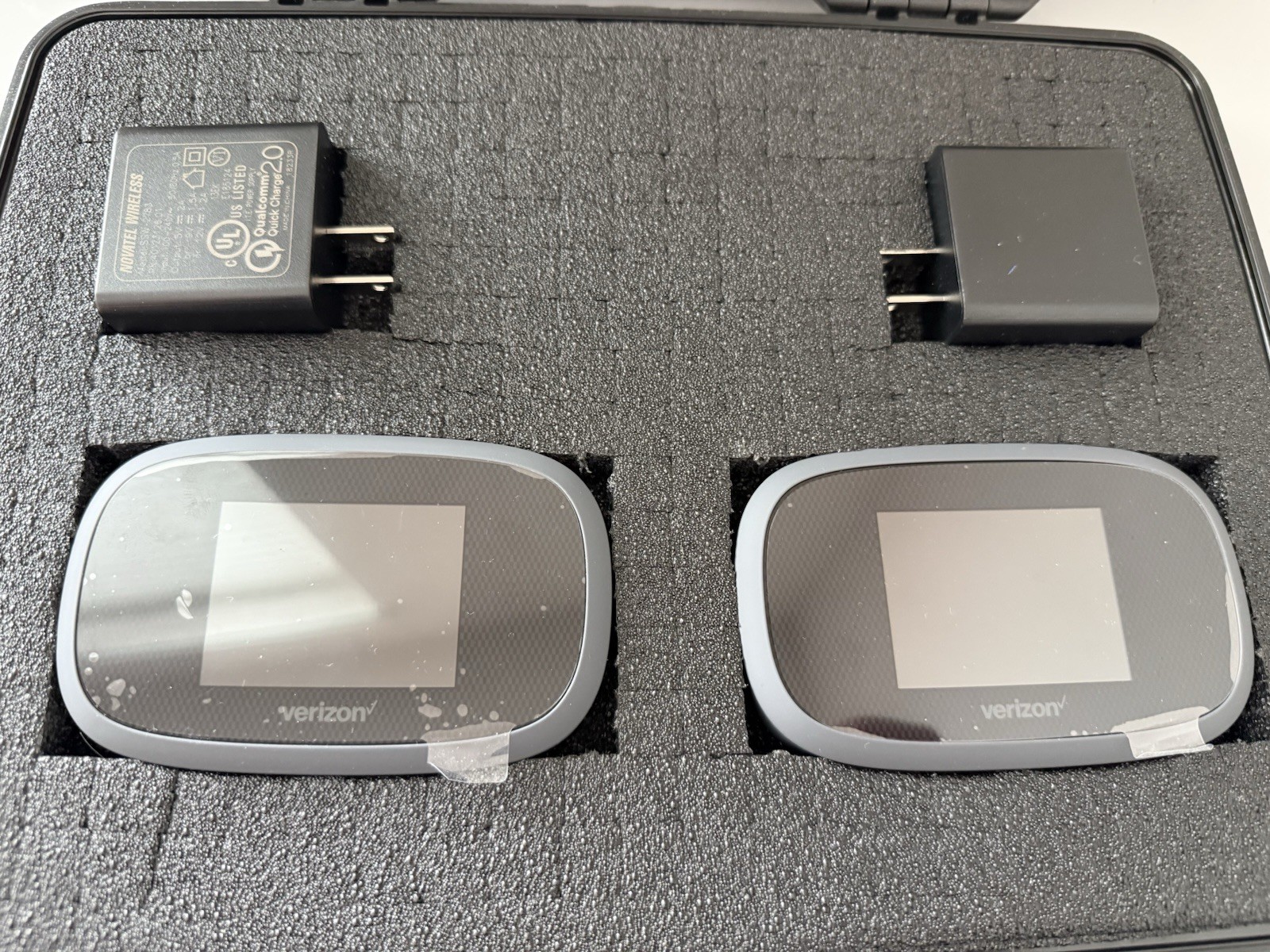 Set of 2 - MiFi 8800L Jetpack Verizon 4G LTE Hotspot + Pelican Case - Open Box