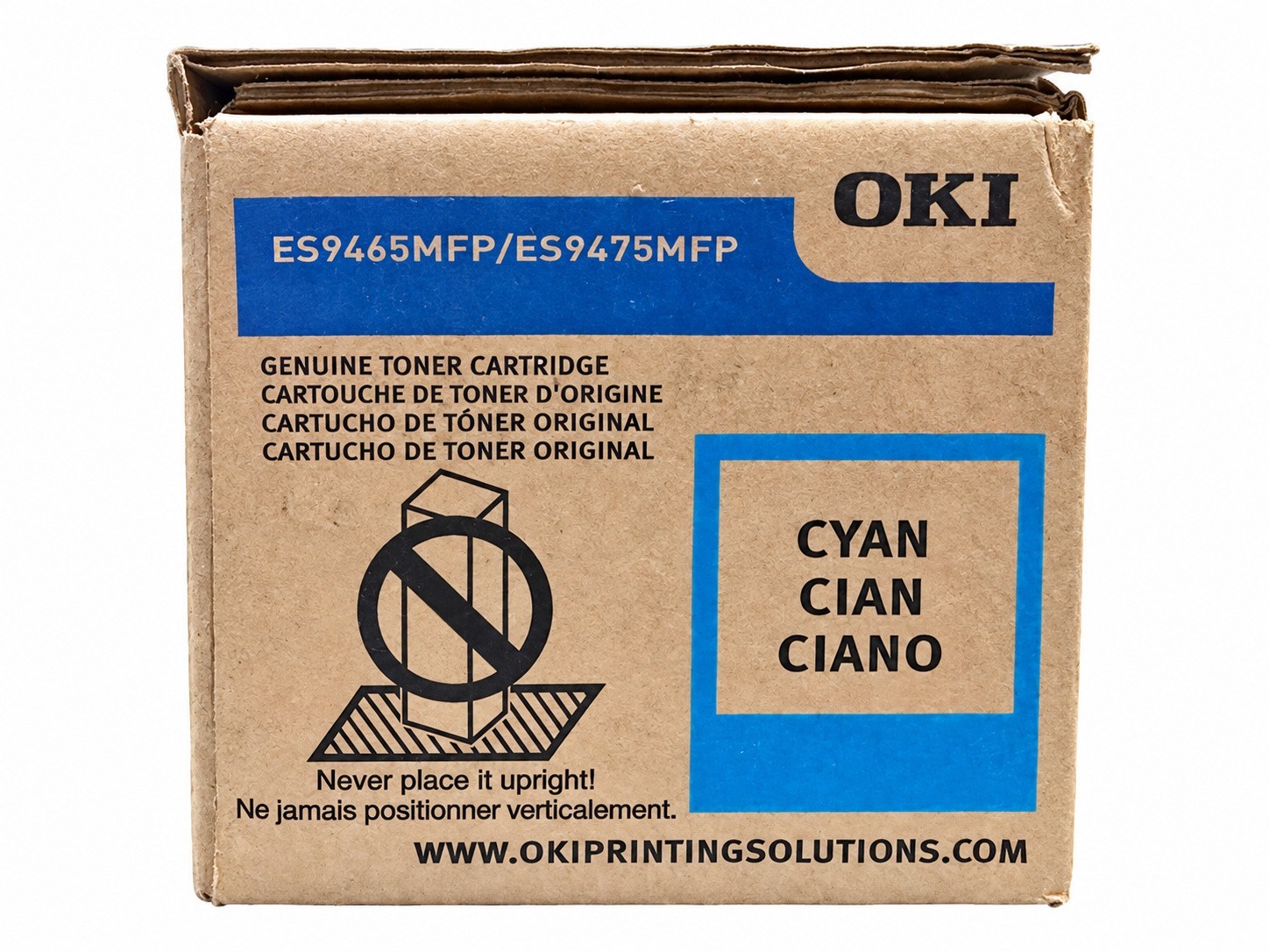 OKI Okidata 45643507 CYAN Toner Cartridge ES9465, ES9475, Genuine OEM, Sealed 