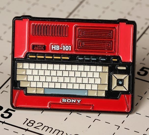 retro MSX Sony Hit bit HB-101 hitbit Computer Enamel Pin