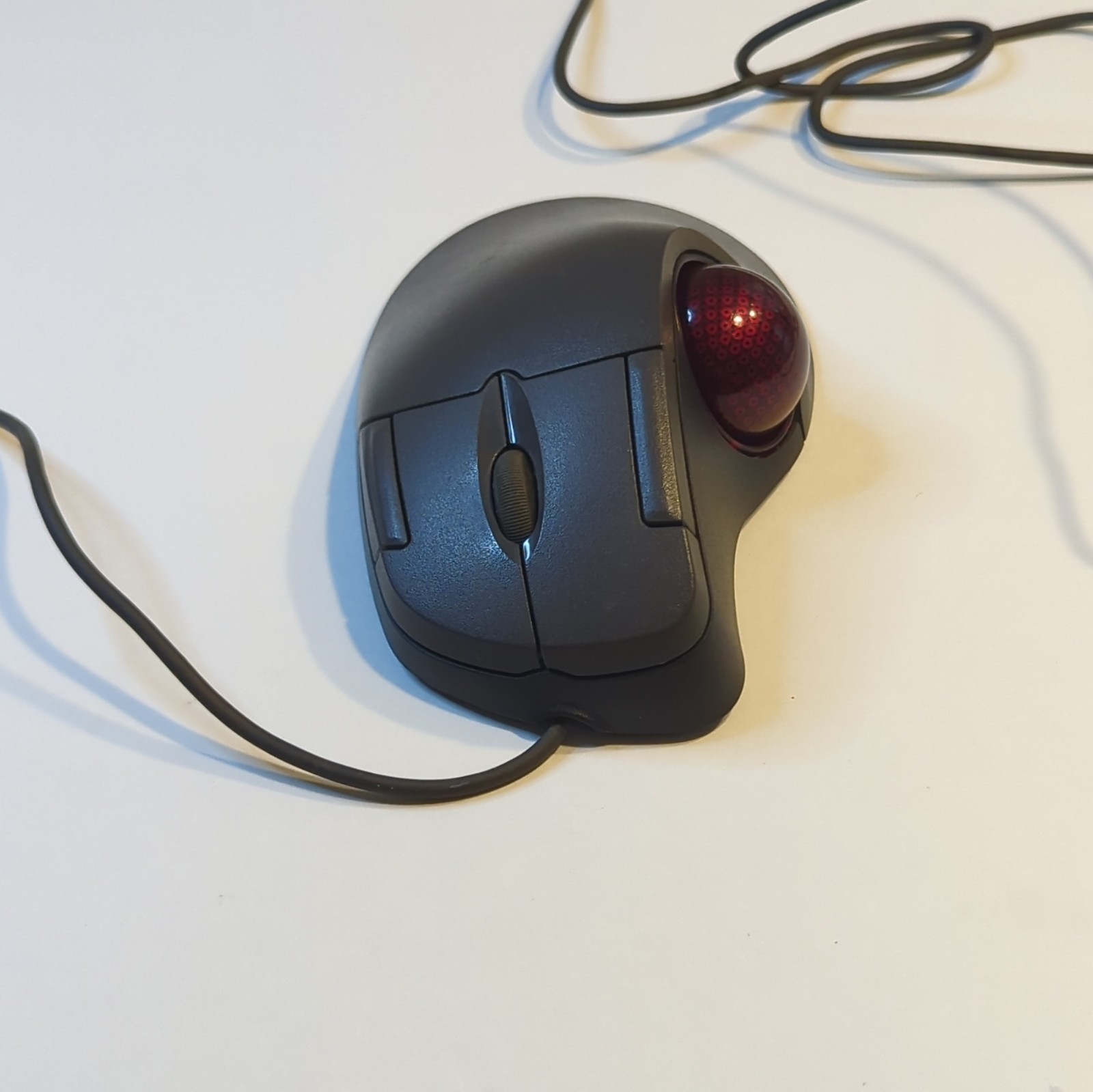 Microsoft Trackball Optical 1.0 PS2 USB Compatible X05-87475 Wired Mouse Tested