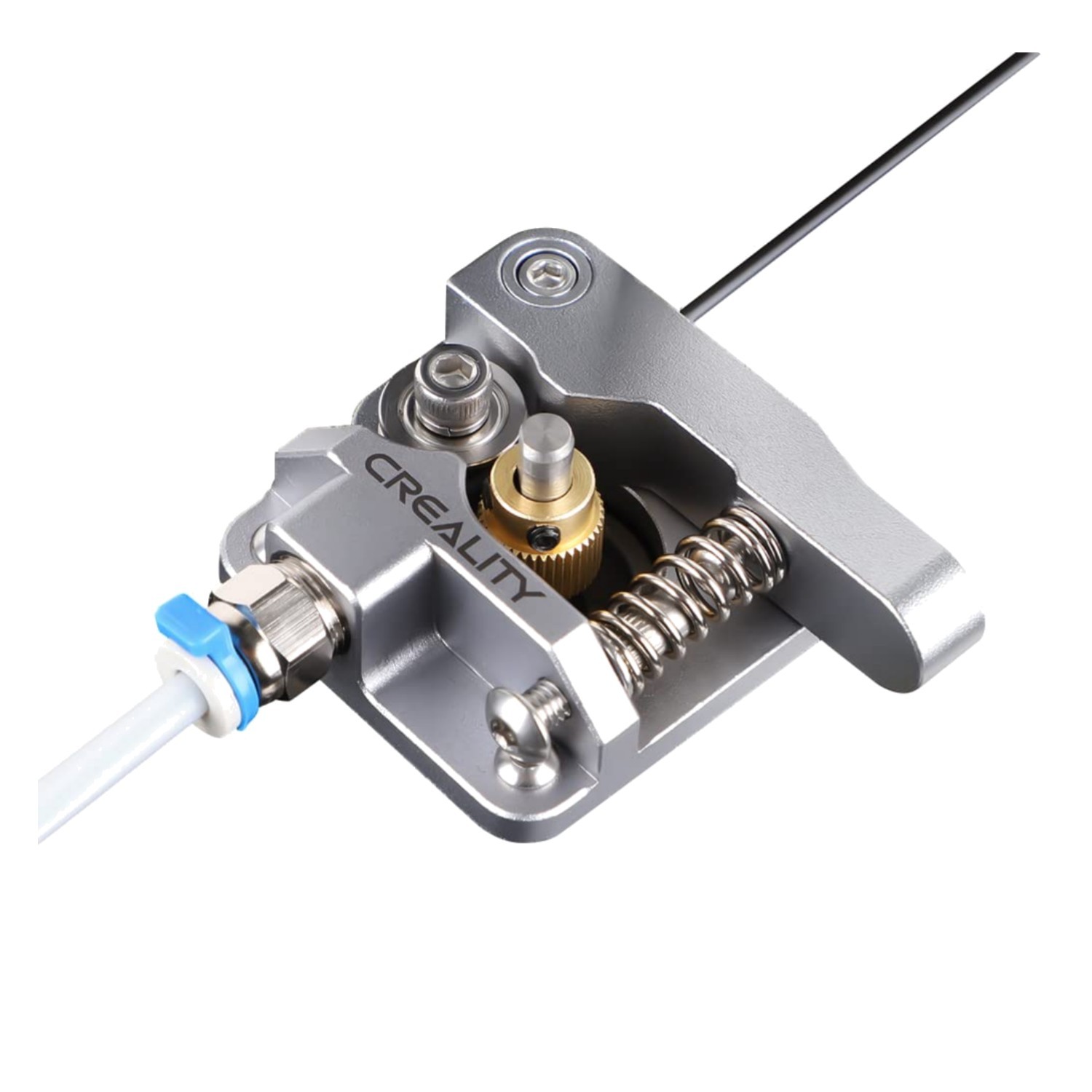 High-Quality Gray Aluminum Extruder for Ender Printers - Strong Filament Drive