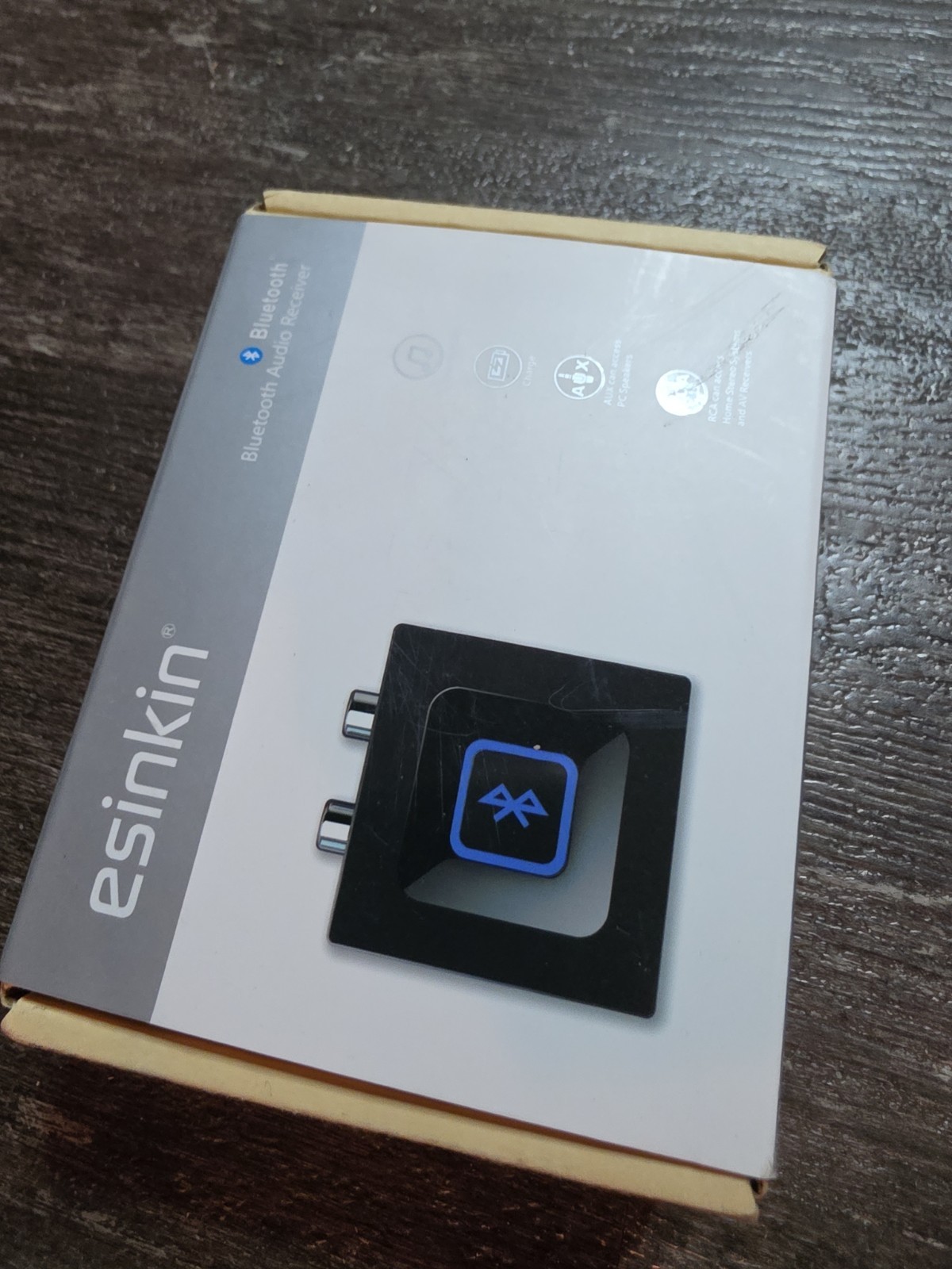 Bluetooth Audio Adapter for Music Streaming Sound System, Esinkin Wireless Audio