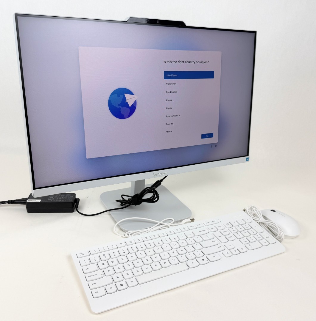 Lenovo A100 23.8" FHD Intel N100 16GB 512GB SSD W11H All-In-One Desktop