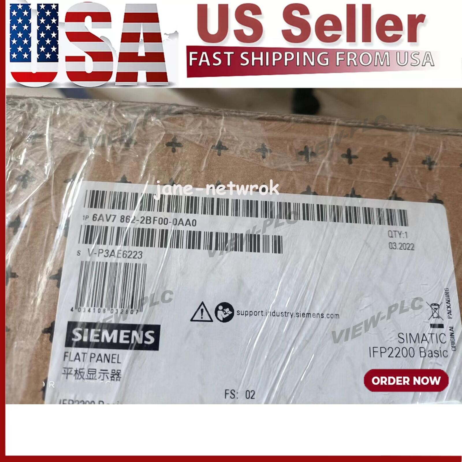 New Siemens 6AV7863-3MA00-0AA0 IFP2200 Basic Flat Panel 22 6AV7 863-3MA00-0AA0