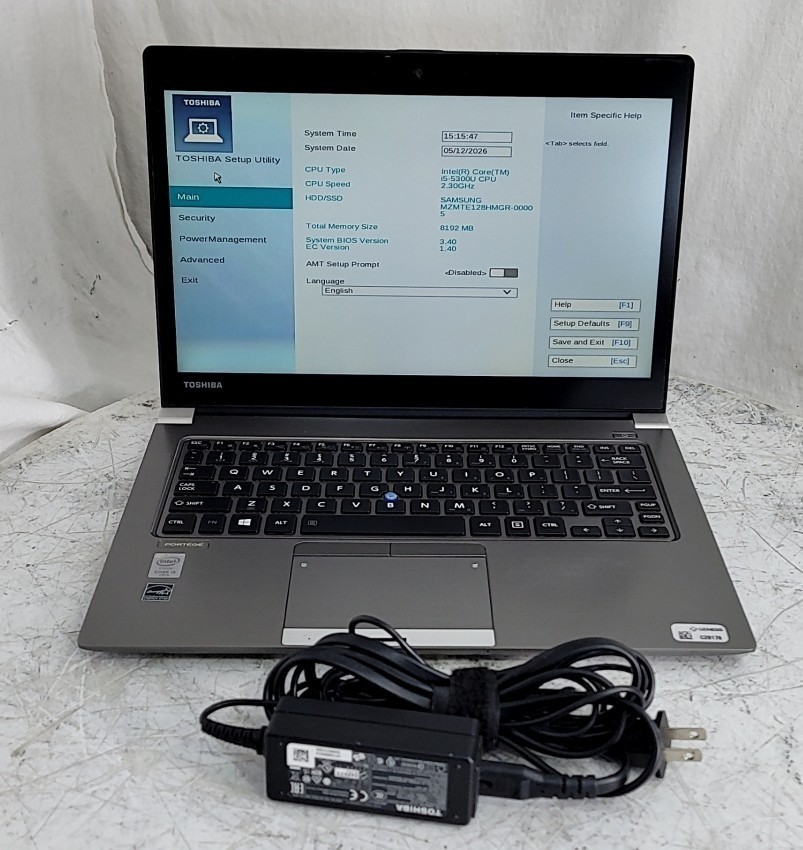 TOSHIBA PORTEGE Z30-B PT251U-03H010 Laptop Core I5-5300U 8GB 128GB