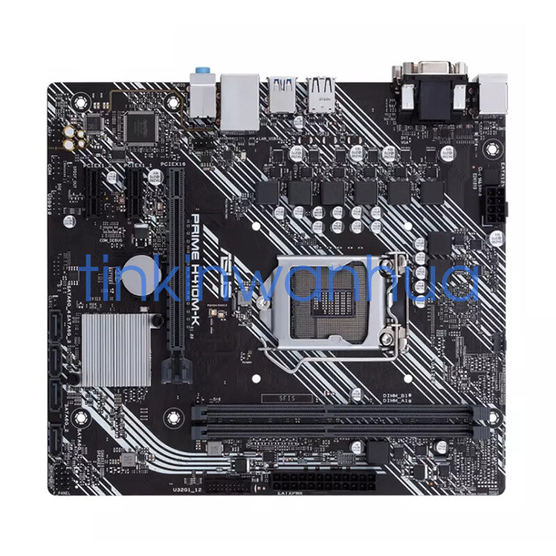 ASUS PRIME H410M-K motherboard LGA 1200 DDR4 MicroATX Computer Motherboard