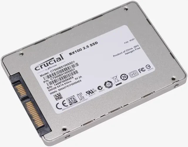 Micron Crucial BX100 500GB CT500BX100SSD1 SATA 6Gb/s 2.5" Solid State Drive SSD