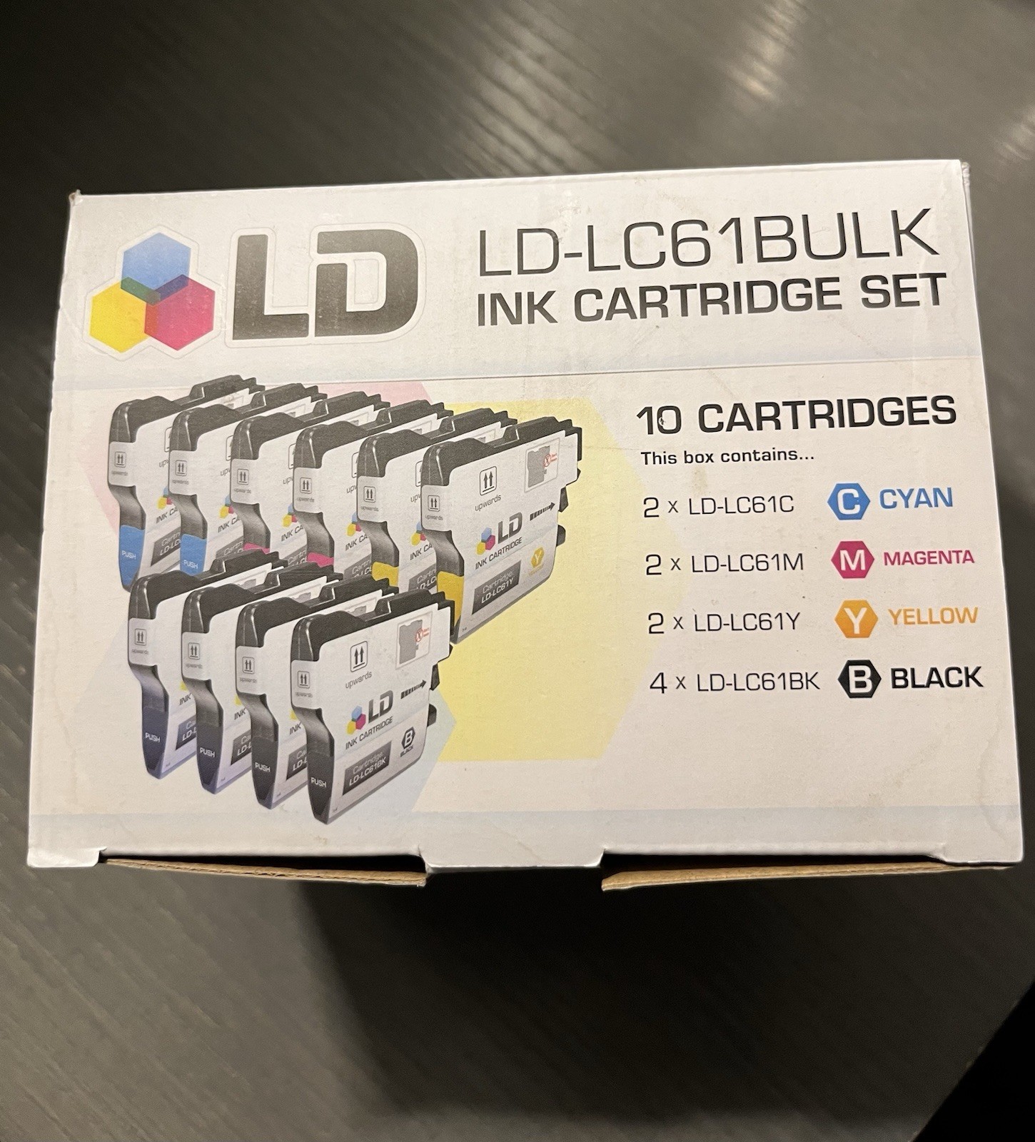 LD- LC 61BULK iNK Cartridge Set 10 Piece