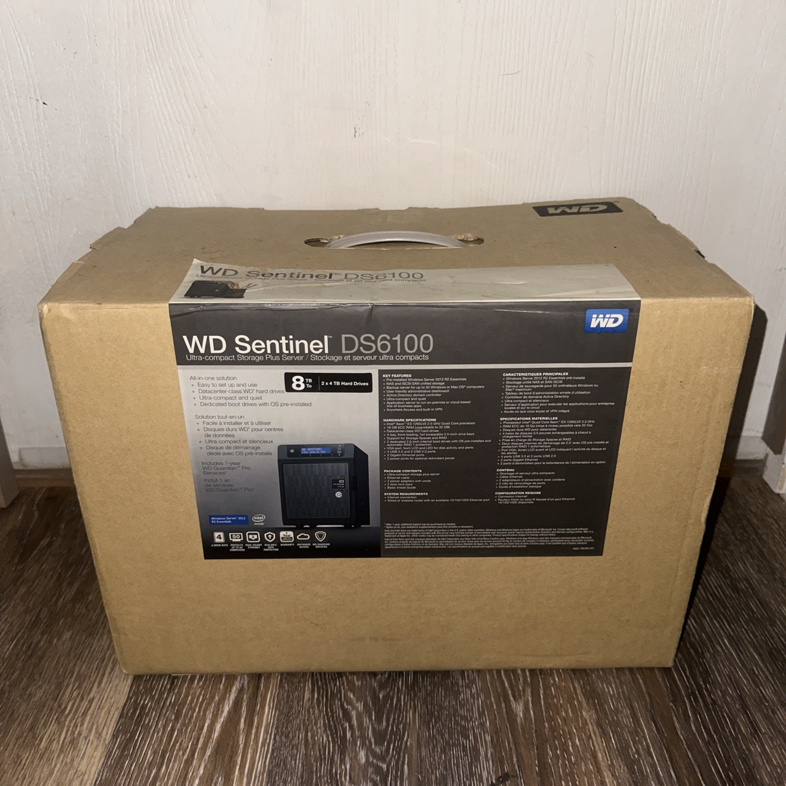 Western Digital Sentinel DS6100 8TB Network Storage Server WD