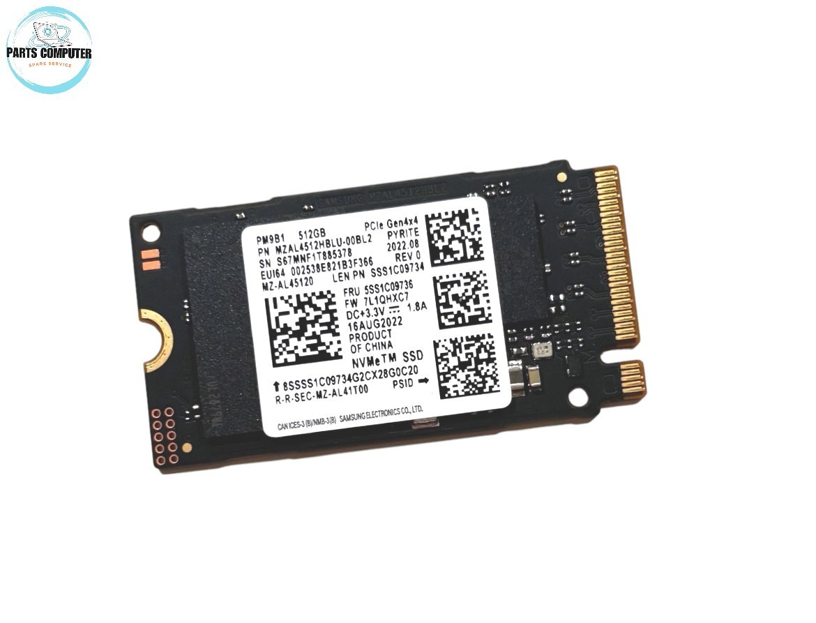 MZ-AL45120 Samsung 512GB PCle Gen 4x4 SSD Drive 5SS1K57706