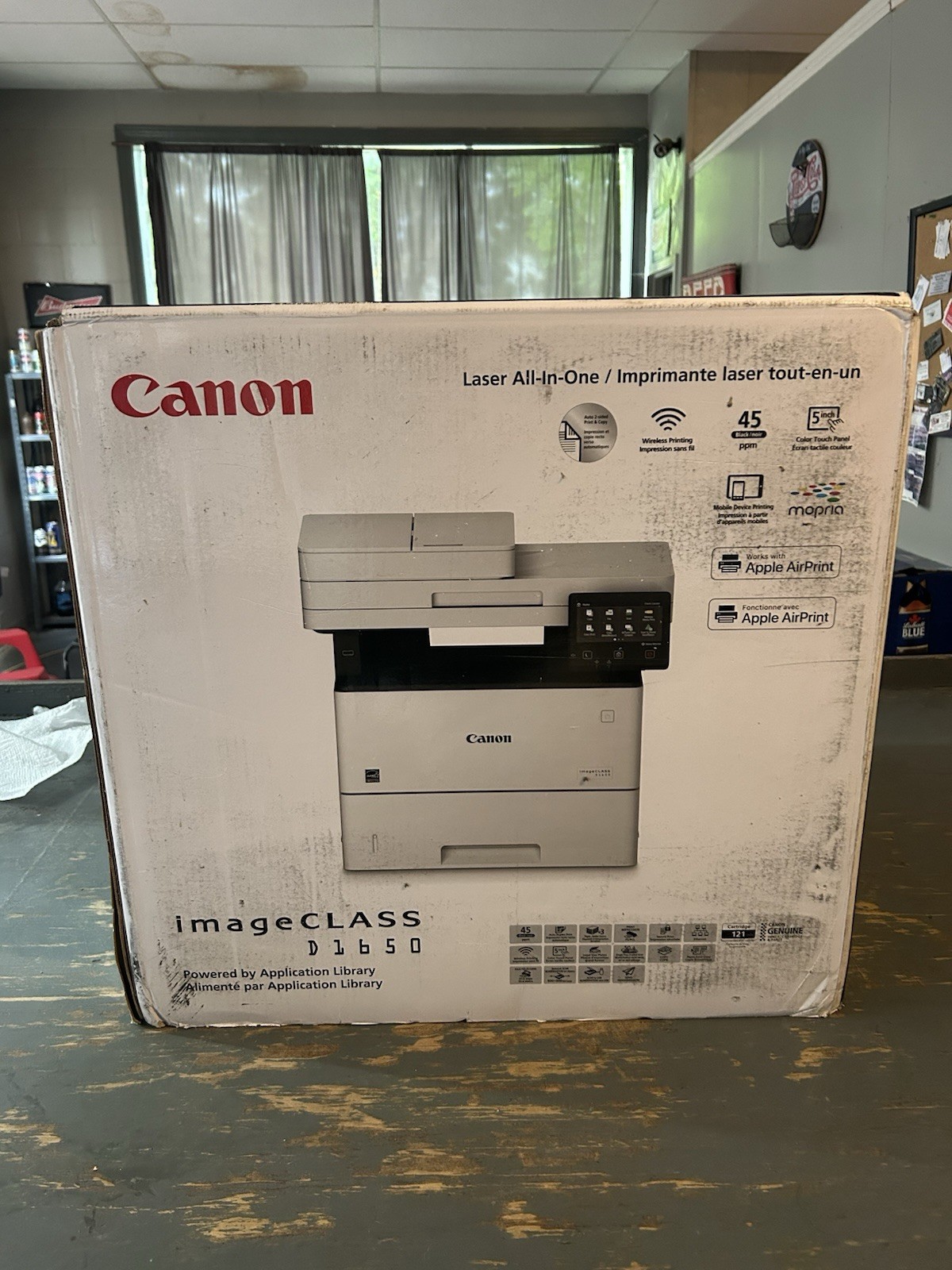 Canon ImageCLASS D1650 All-In-One Wireless Laser Printer - White