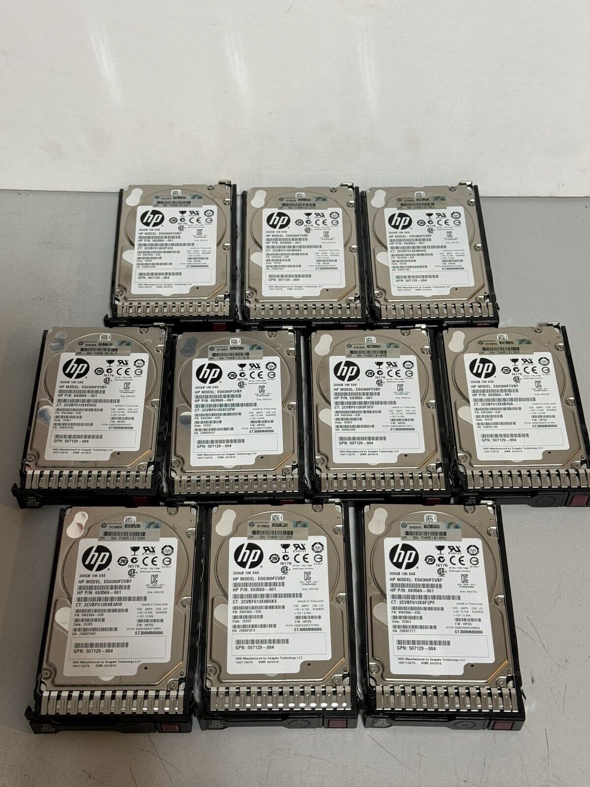 ✔️Lot of 10✔️ HP 693569-001 HDD 2.5\