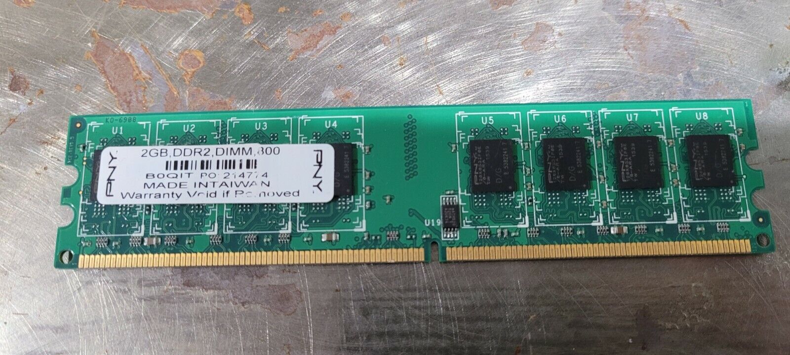 PNY 2GB DDR DIMM Desktop Ram B0QIT TESTED 