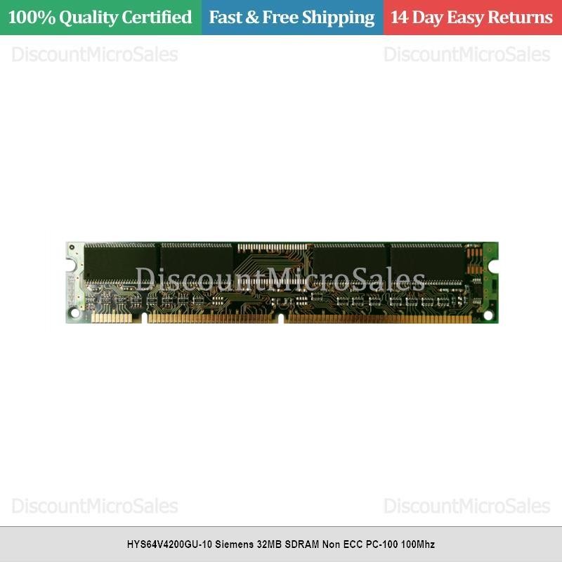 HYS64V4200GU-10 Siemens 32MB SDRAM Non ECC PC-100 100Mhz