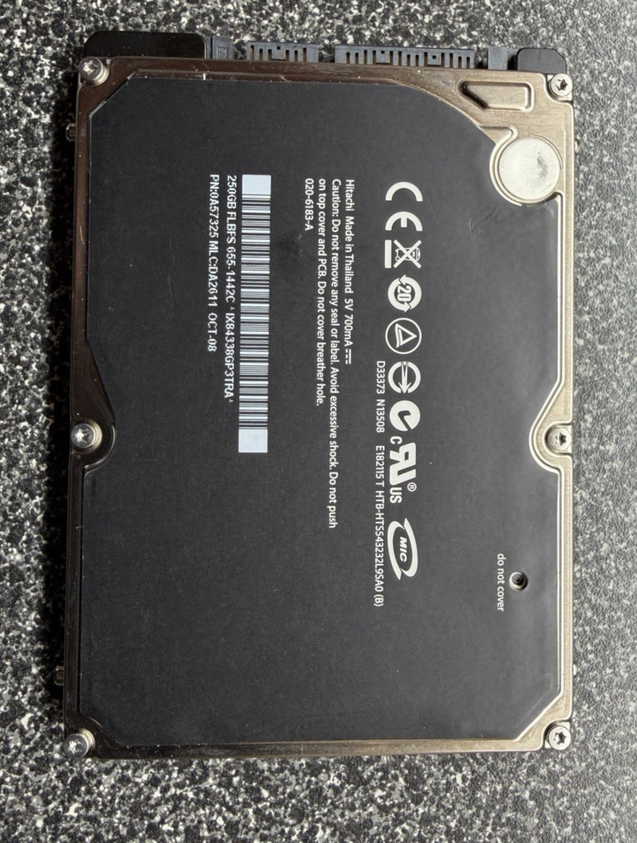Hitachi HTB-HTS543232L9SA0 250GB Internal 5400RPM 2.5" (0A57325) HDD