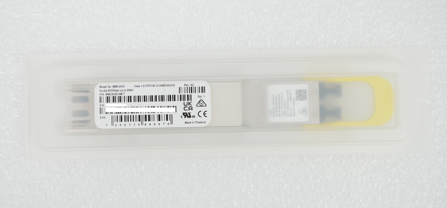 NVIDIA MMS4X00-NM-T 800Gbps Twin Port 2x400Gb/s 500m Single Mode OSFP Module #1