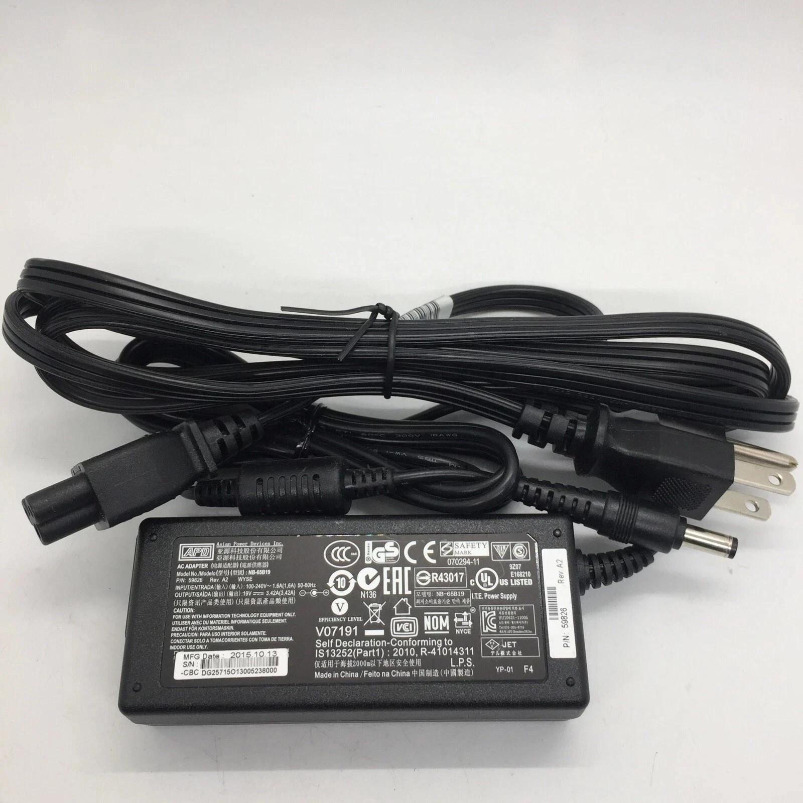 Original APD AC Adapter Charger Harman Kardon Onyx Studio 1 2 3 4 5 6 7 Speaker