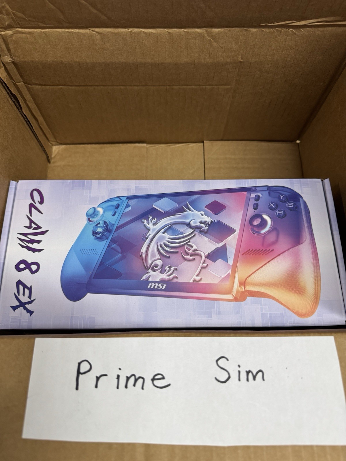 MSI CLAW 8 EX AI+ CG3EM 8" FHD+ 120Hz  Intel Arc G3 Extreme Processor (LAST ONE)
