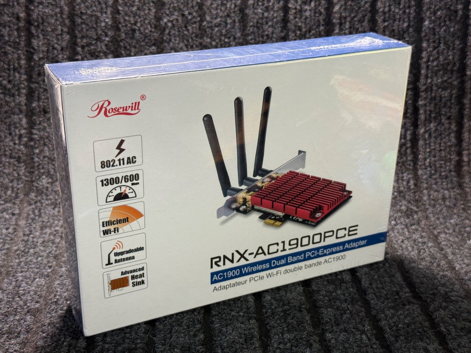 Rosewill RNX-AC1900PCE 802.11AC Dual Band AC1900 PCI Express WiFi Adapter card