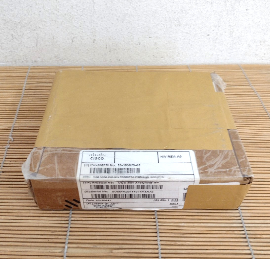 New Cisco UCS-MR-X16G1RS-H 16GB DDR4-2666-MHz RDIMM PC4-21300 New Sealed Box