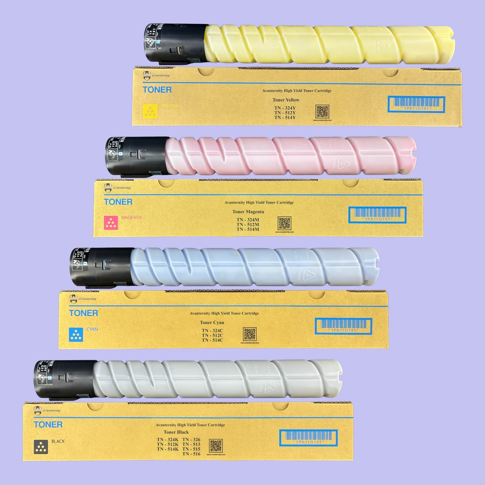 Compatible  Konica Minolta TN324 Toner, Use for Bizhub C258 C308 C368 Printer