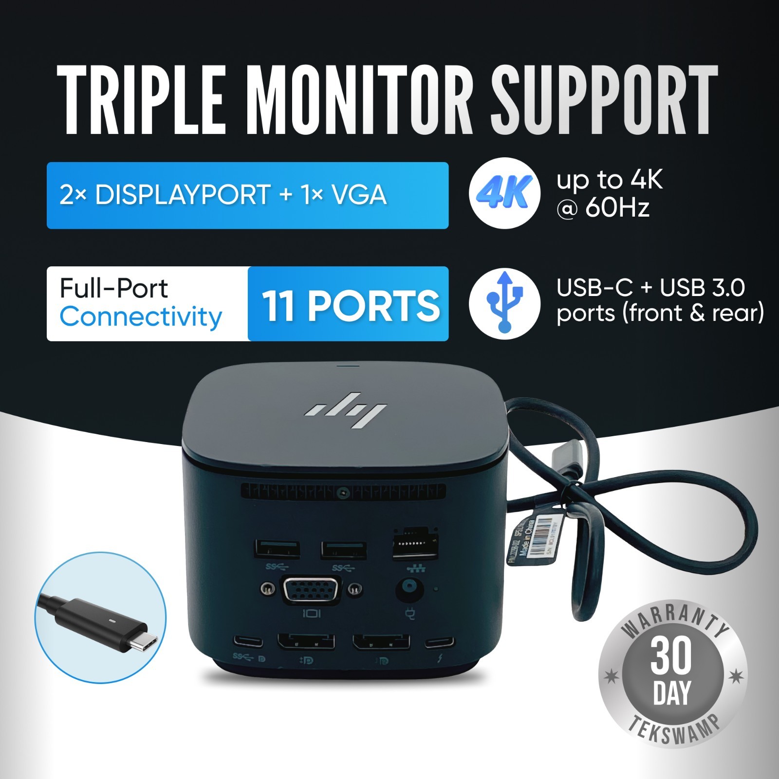 HP Thunderbolt Dock Station for ZBook 14u 15u 15 G6 17 G6 Workstation