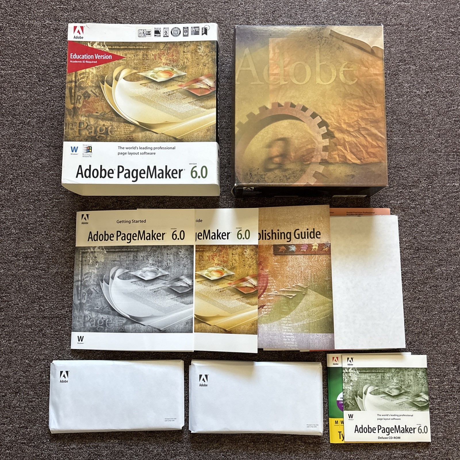 Adobe PageMaker 6.0- Full Version for Windows Complete - Partially Sealed