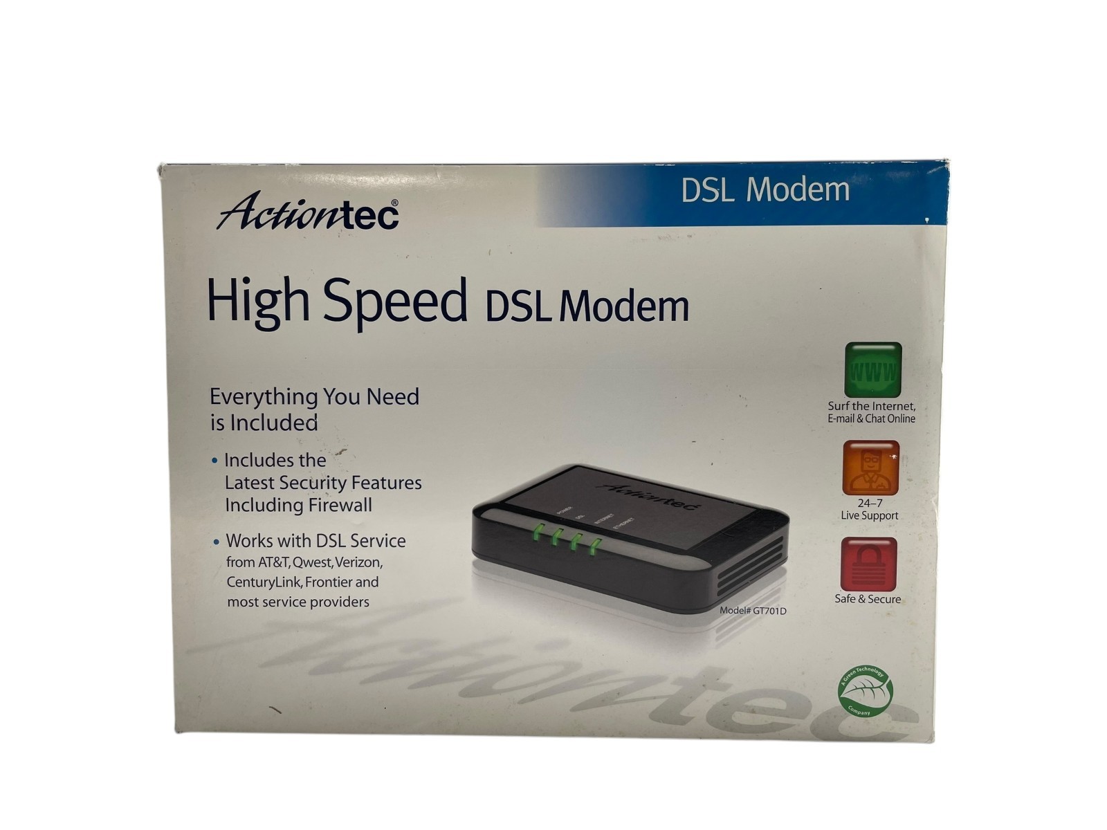Actiontec GT701D High speed DSL modem