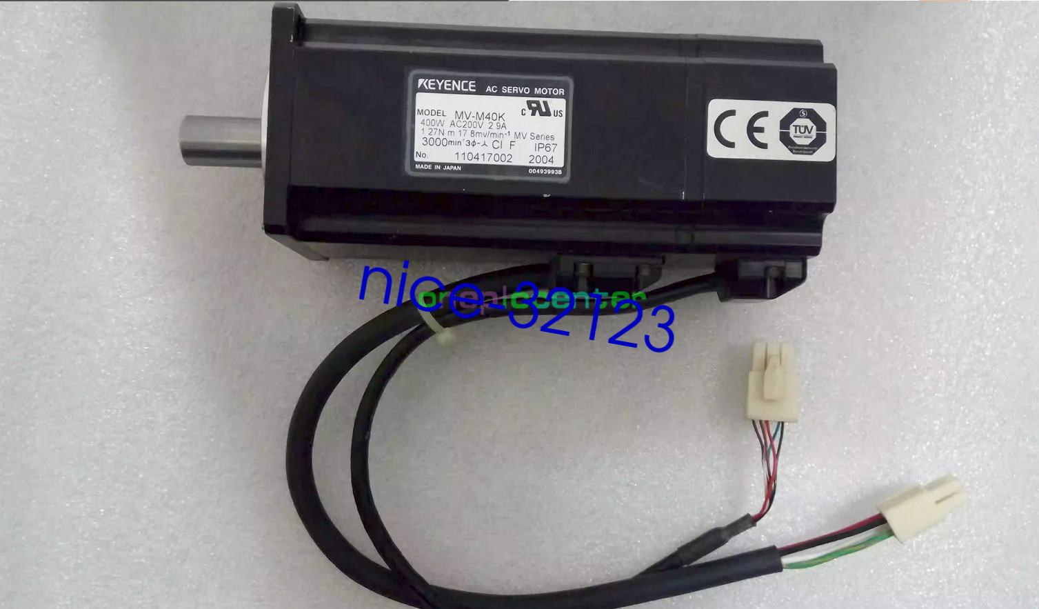 1piece NEW KEYENCE AC Servo Motor MV-M40K 400W MVM40K