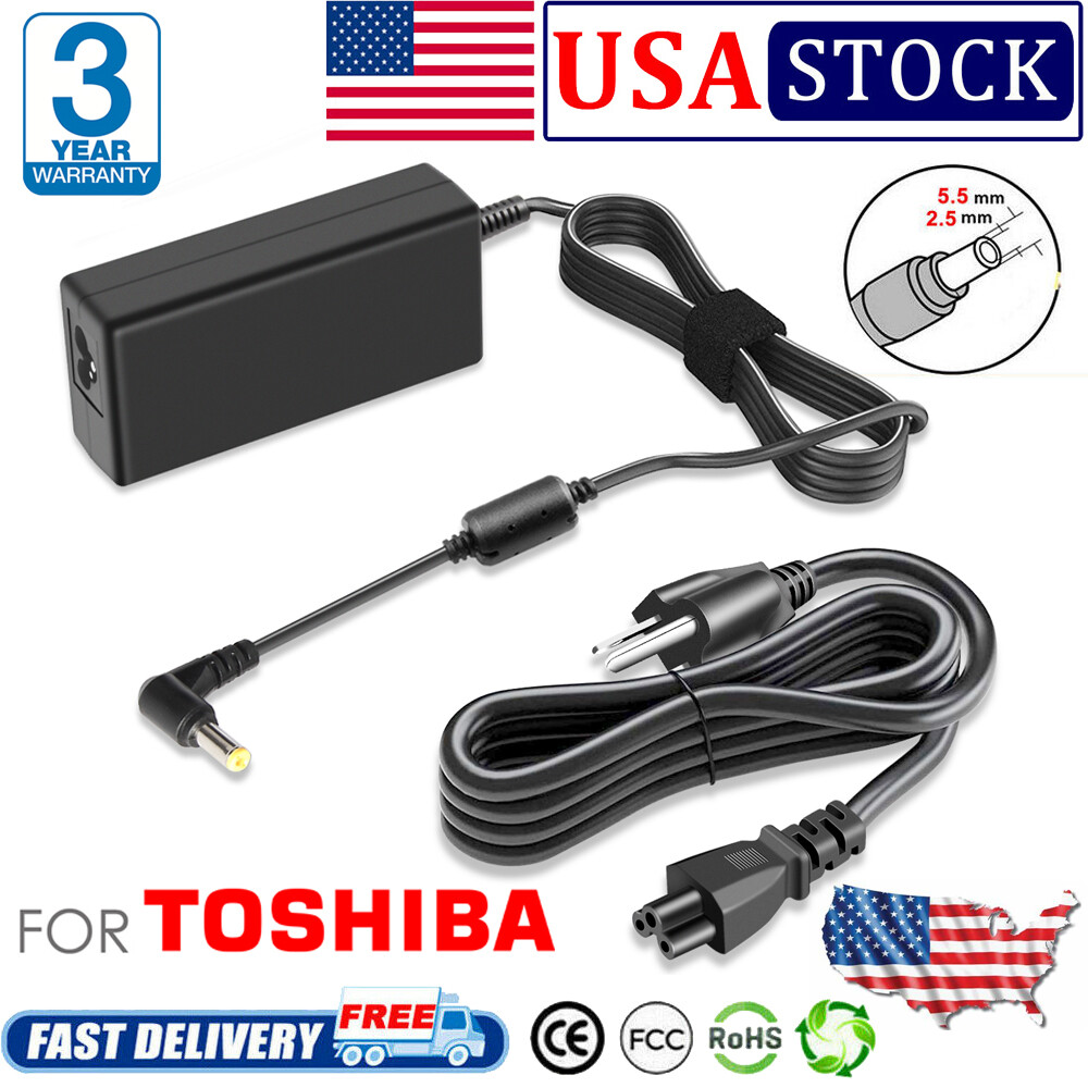 19V AC Adapter Charger For Toshiba Satellite C855-S5356 C855D-S5303 C855D-S5305 