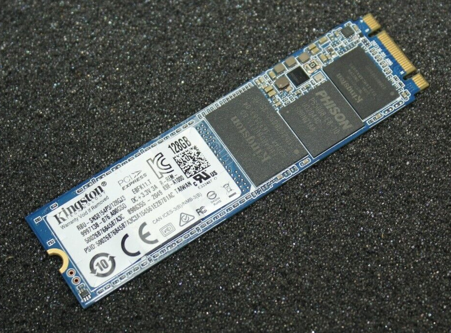 Kingston M.2 2280 128GB PCI-EXPRESS 3.0 X4 Nvme Internal SSD RBU-SNS8154P3/128GJ