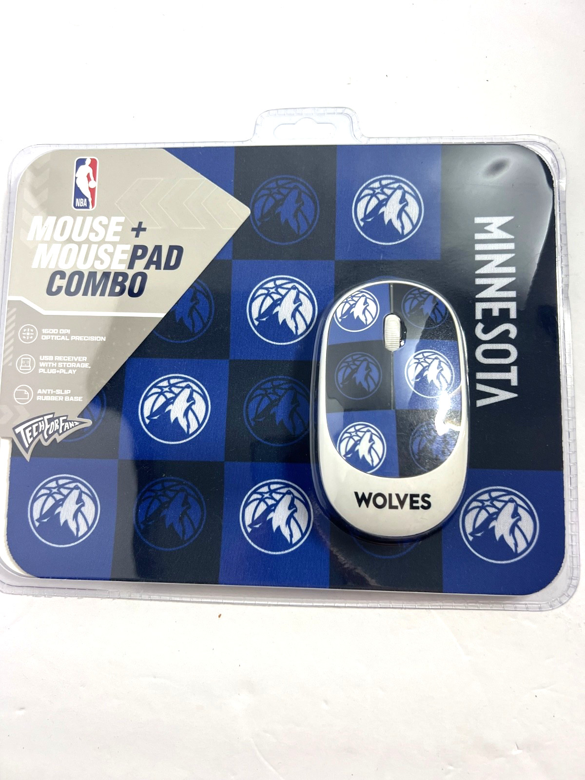 SOAR NBA Wireless Mouse & Mouse Pad, Minnesota Timberwolves 🏀