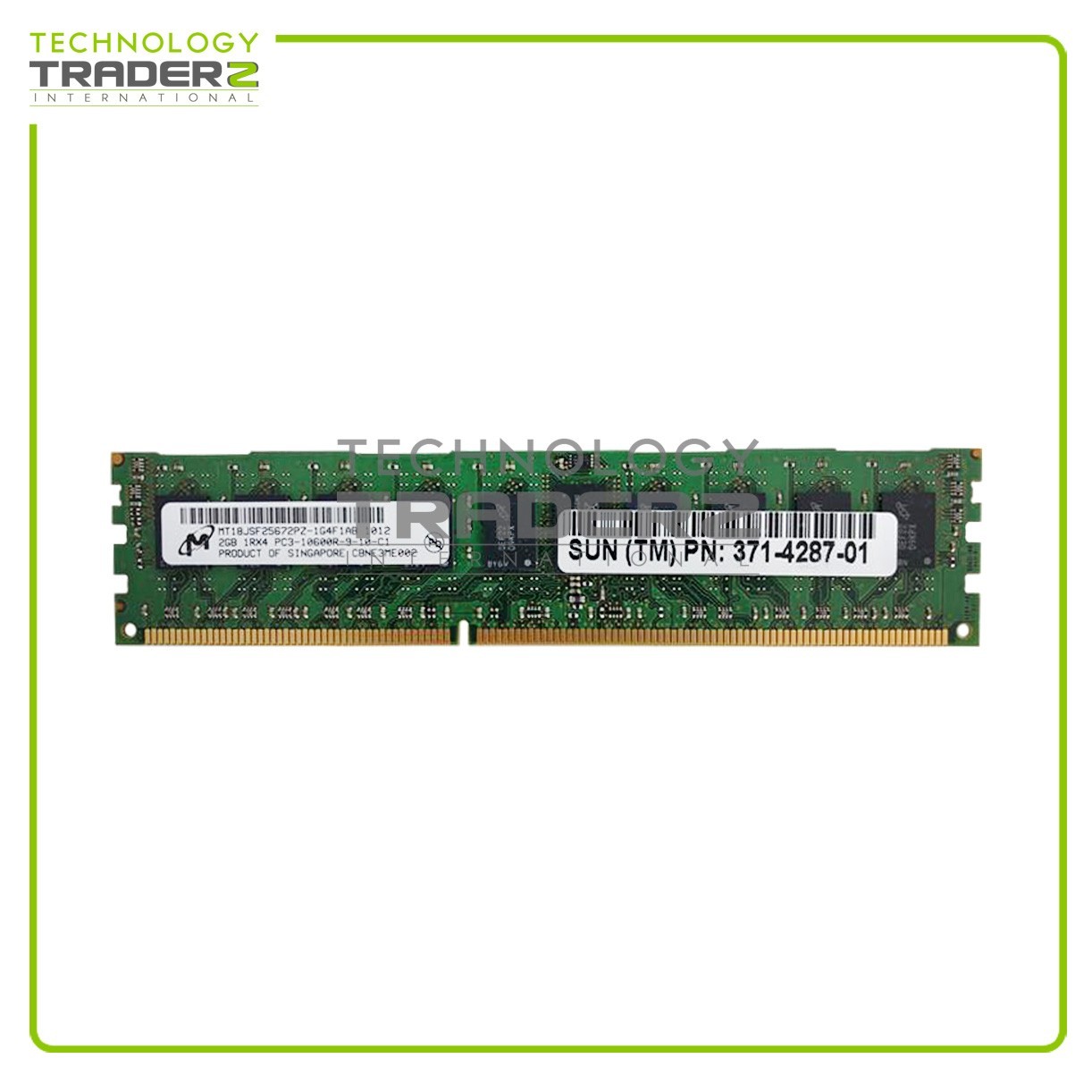 371-4287-01 Sun 2GB PC3-10600 DDR3-1333MH ECC Memory MT18JSF25672PZ-1G4
