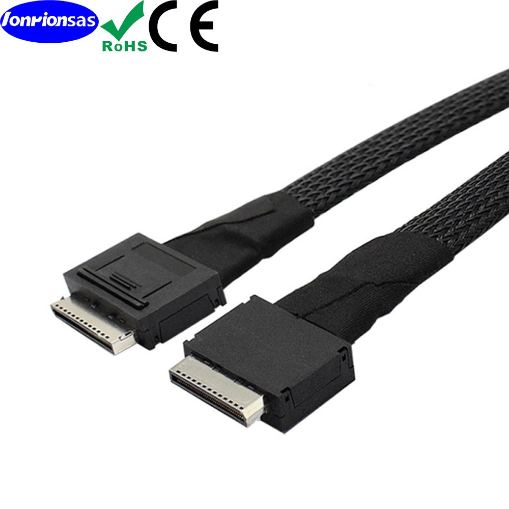 PCIe Oculink SFF-8611 8i to SFF-8611 8i Server High Speed Data Transfer Cable