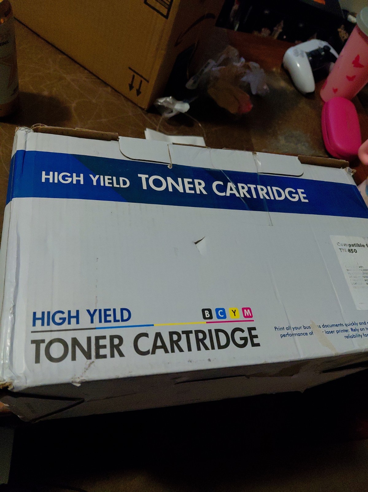 Brother Compatible Printer Ink Toner Cartridge TN850 2-Pack High Yield Black