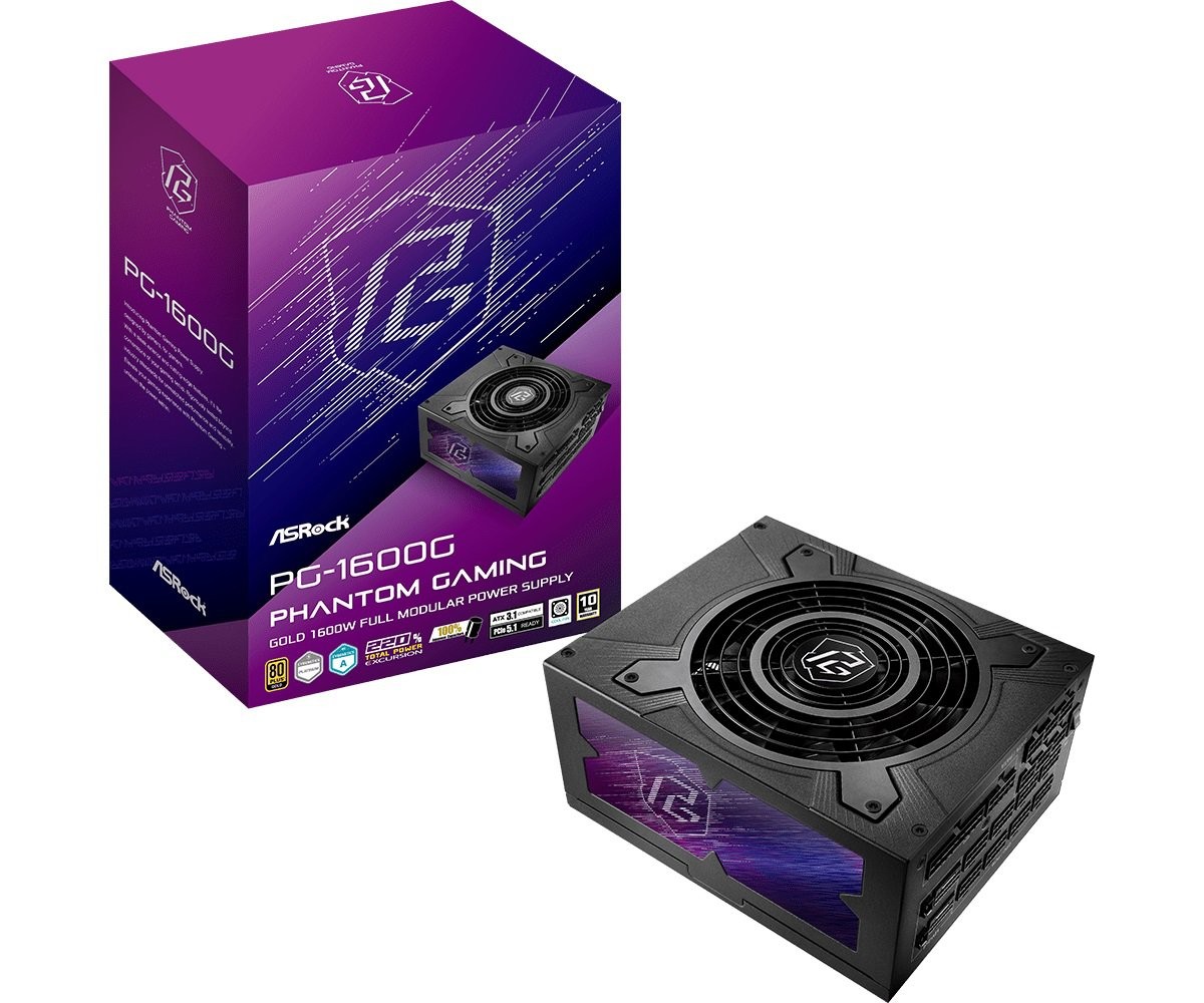 ASRock Phantom Gaming PG-1600G 1600W 80 PLUS GOLD Full Modular Power Supply