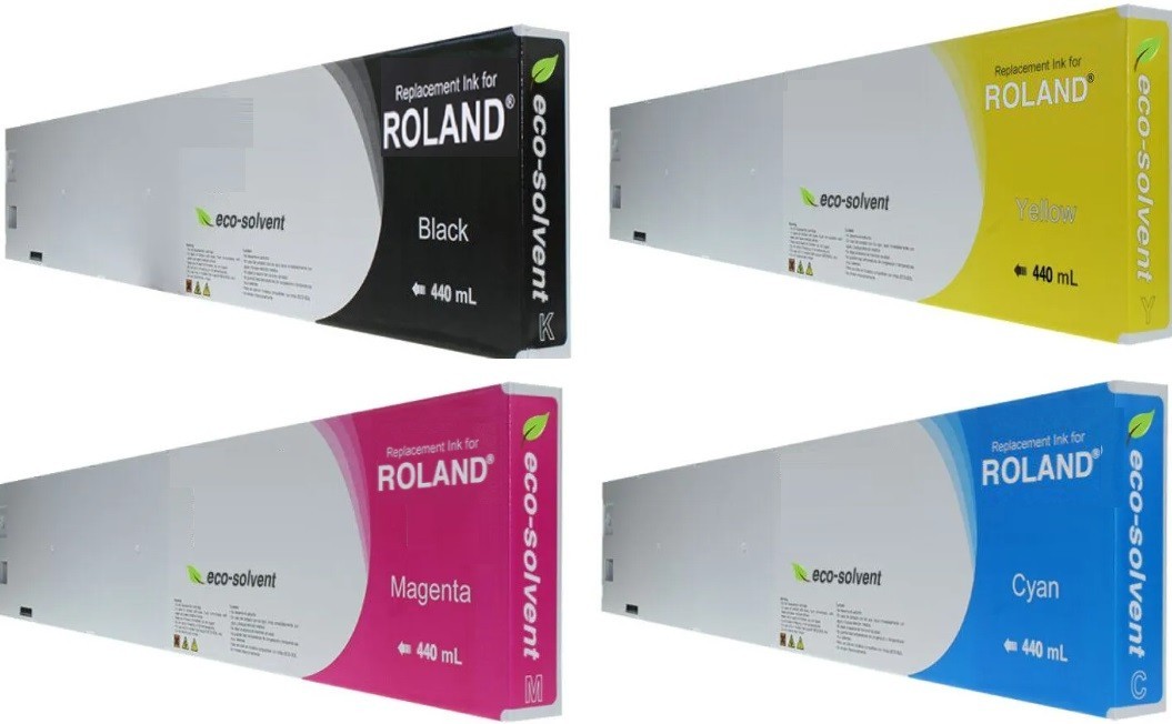 PREMIUM COMPATIBLE 440ml Roland ECO SOL MAX  INK CARTRIDGES