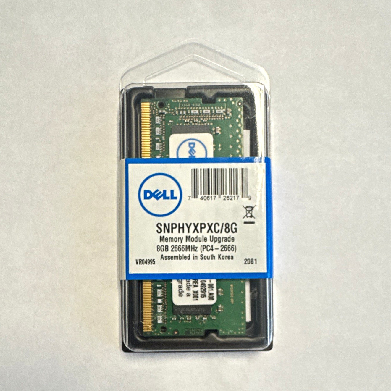 Dell 8GB DDR4-2666 PC4-21300 260-Pin SO-DIMM Laptop RAM Non-ECC